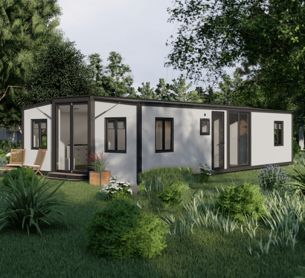 customize prefab 40 feet expandable container house