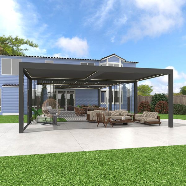 Outdoor Arches Bioclimatic Aluminium Pergola